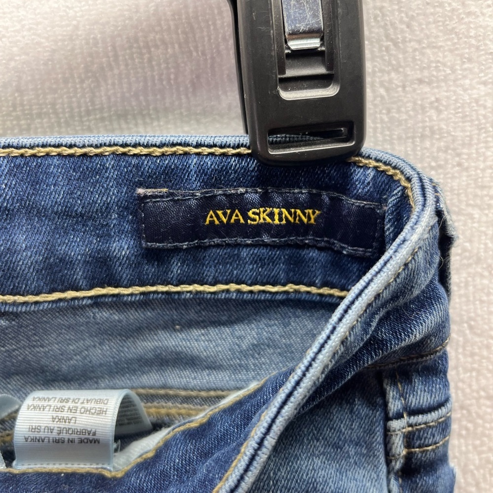 Lucky Brand Ava Skinny Jeans Womens 2/26 Blue‎ Denim Stretch Cute Comfy 2544 - Picture 3 of 12